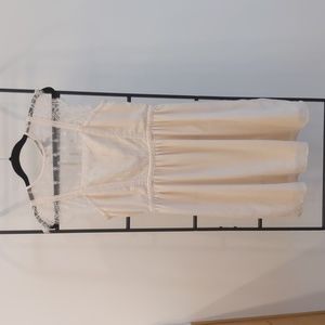 Size 8 H&M lined light pink chiffon lace pink dress